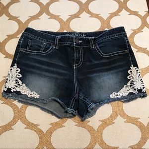 Jean and Lace short